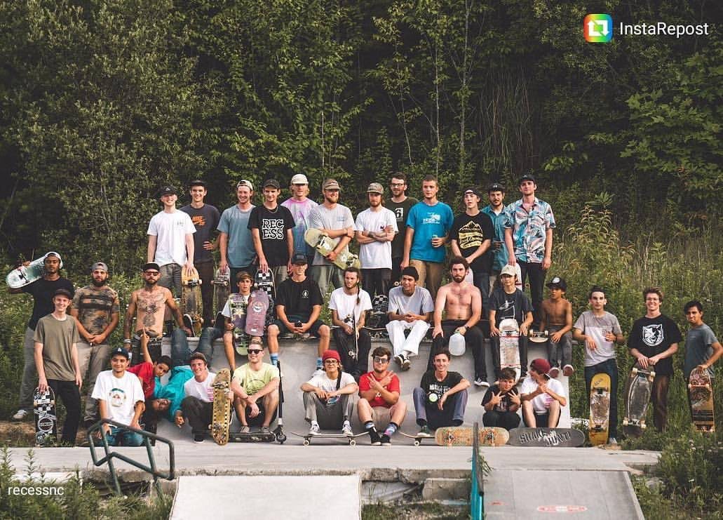 The Boone DIY crew on Go Skateboarding Day, June 2017.