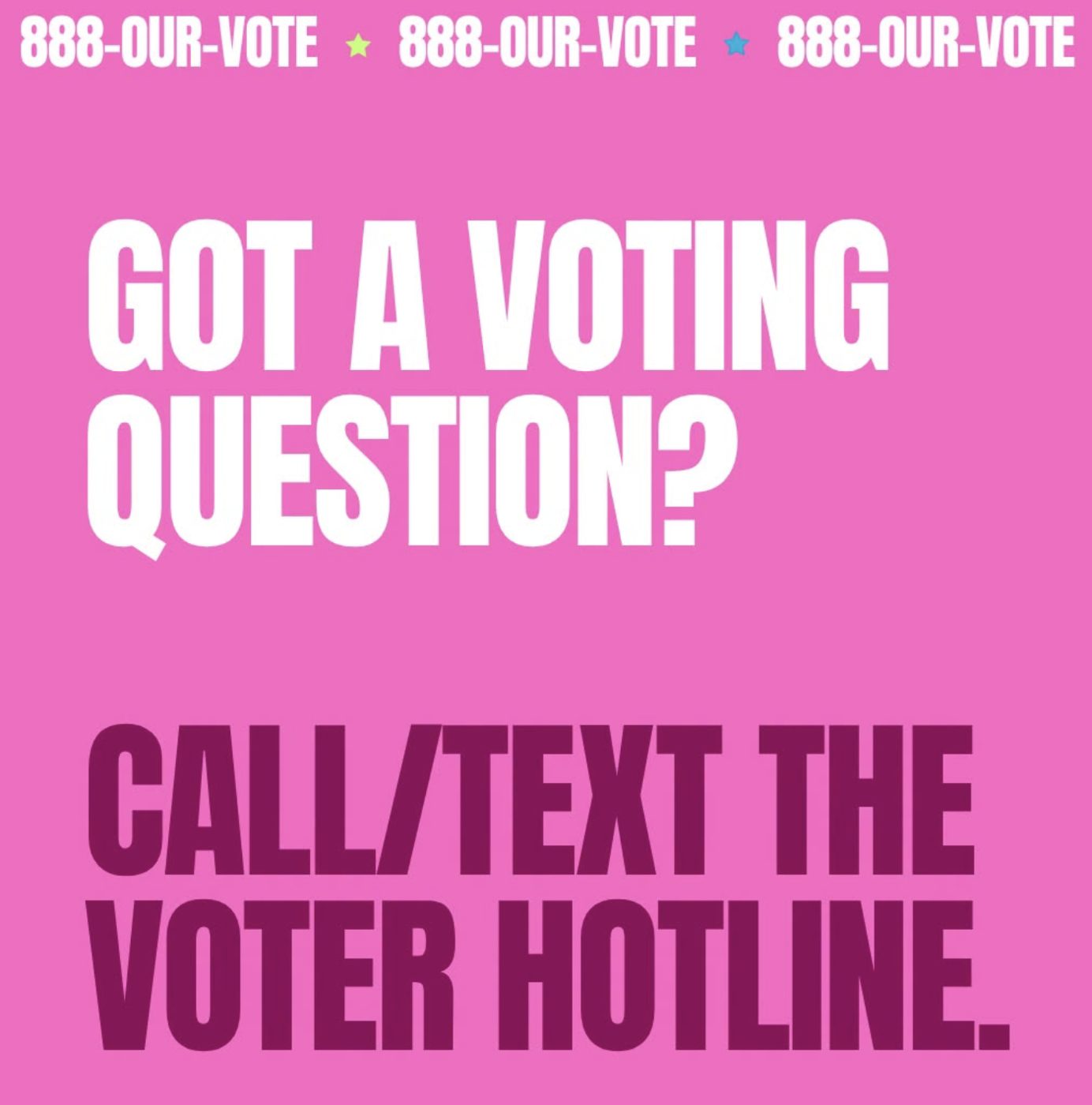 If Voting Goes Sideways, There's a Number for That (photo 2 of 4)